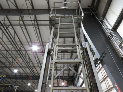 Cotterman ML15W Maxi-Lift 15' Manual Man Lift Elevating Work Platform Ladder