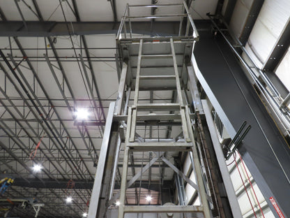 Cotterman ML15W Maxi-Lift 15' Manual Man Lift Elevating Work Platform Ladder