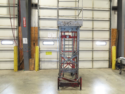 Cotterman ML15W Maxi-Lift 15' Manual Man Lift Elevating Work Platform Ladder