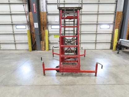 Cotterman ML15W Maxi-Lift 15' Manual Man Lift Elevating Work Platform Ladder