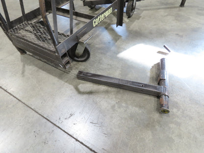 Cotterman Maxi Lift 15' Manual Man Lift Elevating Work Platform Ladder 300 Lb