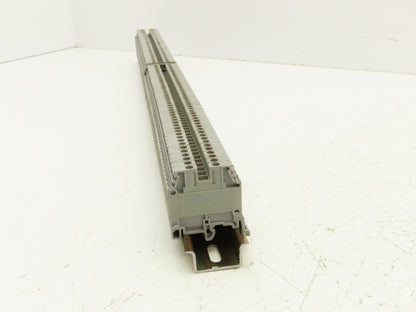 Entrelec M4/6 5116 Terminal Block DIN Rail 600V 25A 24-10AWG Lot of 95