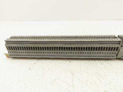 Entrelec M4/6 5116 Terminal Block DIN Rail 600V 25A 24-10AWG Lot of 95