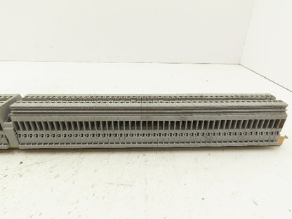 Entrelec M4/6 5116 Terminal Block DIN Rail 600V 25A 24-10AWG Lot of 95