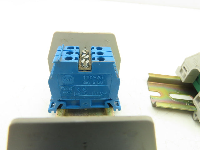 Allen Bradley 1492 Terminal Block DIN Rail 550V 4mm² Lot of 72