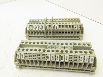 Allen Bradley Sprecher+Schuh Terminal Block Fuse DIN Rail Lot of 120