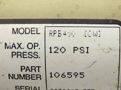 Milwaukee CL223E 3" Butterfly Valve 4-Lug w/Pneumatic Actuator RPB450