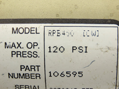 Milwaukee CL223E 3" Butterfly Valve 4-Lug w/Pneumatic Actuator RPB450