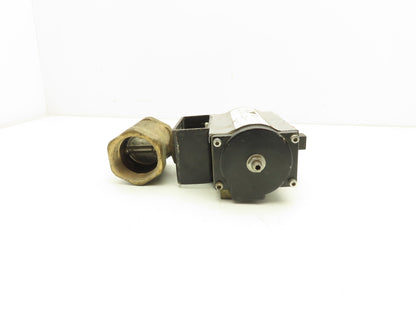 Milwaukee 1-1/2" Threaded Butterfly Valve w/Pneumatic Actuator RPA250