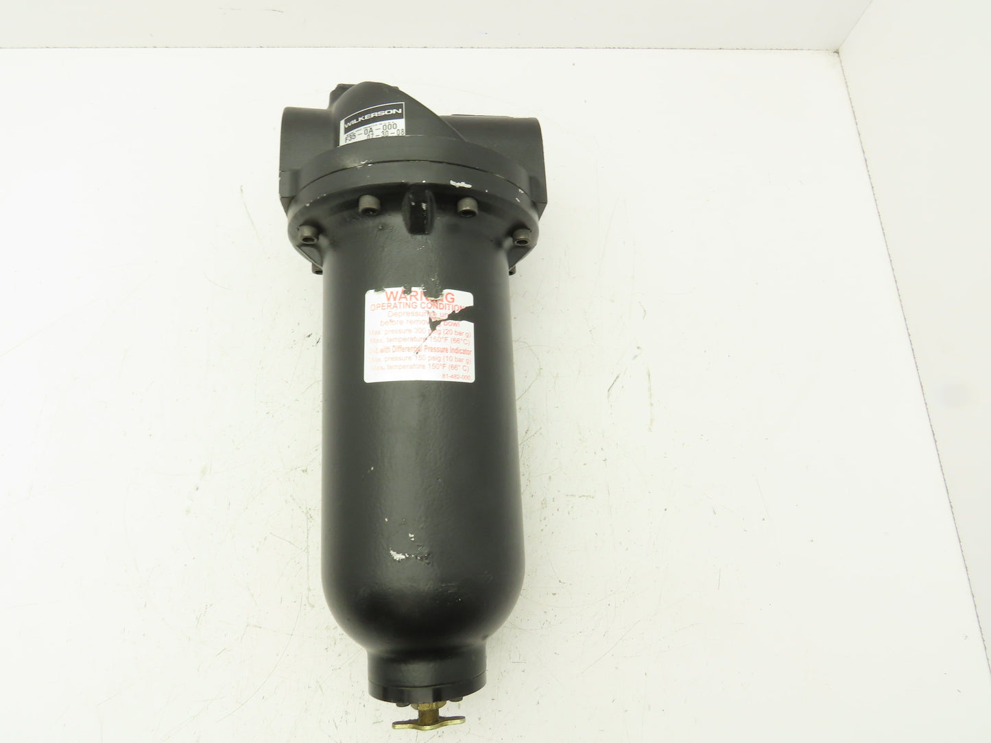 Wilkerson F35-0A-000 Compressed Air Particulate Filter 1-1/4" NPT