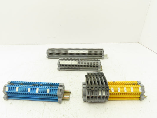 Morsettitalia Terminal Block Fuse DIN Rail 600V 30A 24-10AWG Lot of 117