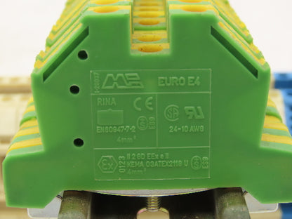 Morsettitalia Terminal Block Fuse DIN Rail 600V 30A 24-10AWG Lot of 162