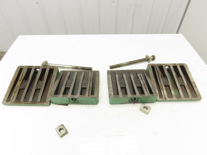 AirLoc Wedgmount Precision Machine Leveler Vibration Pad 8"x 8"x 3"H  Lot of 2