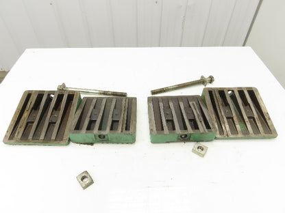 AirLoc Wedgmount Precision Machine Leveler Vibration Pad 8"x 8"x 3"H  Lot of 2