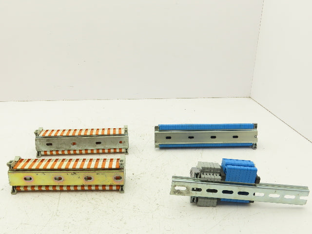 VDE Morsettitalia Wago AP 2.5-4 Terminal Block 600V DIN Rail Lot of 91