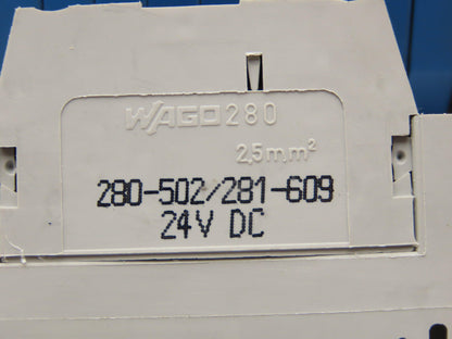 VDE Morsettitalia Wago AP 2.5-4 Terminal Block 600V DIN Rail Lot of 91