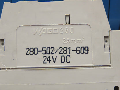 VDE Morsettitalia Wago AP 2.5-4 Terminal Block 600V DIN Rail Lot of 91