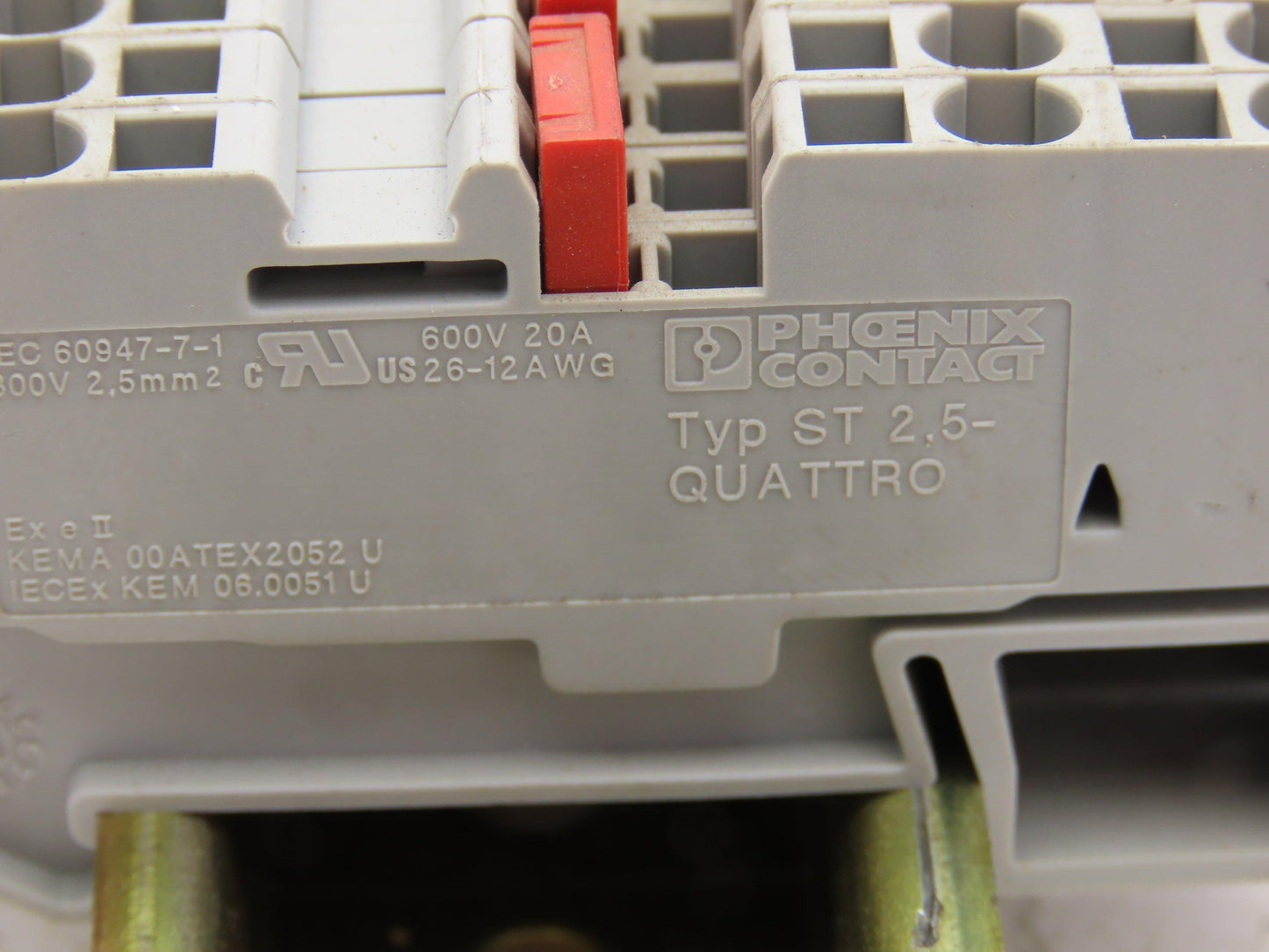 Various Mfr Terminal Block DIN Rail 600V 25A Lot of 95
