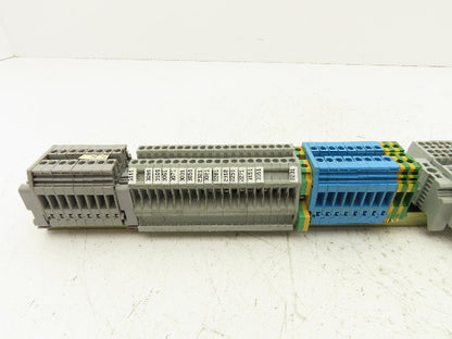 Various Mfr Terminal Block DIN Rail 600V 25A Lot of 95