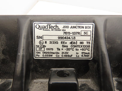 Quad Tech PressTech J510 7611-026R Print Press Junction Box 7611-137R