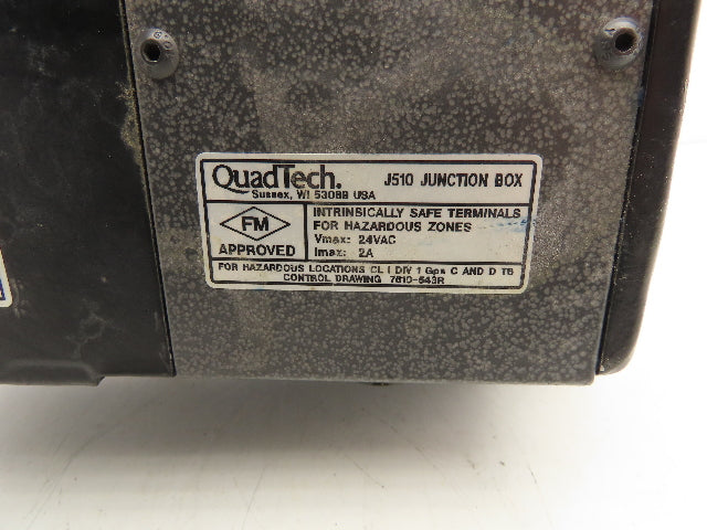 Quad Tech PressTech J510 7611-026R Print Press Junction Box 7611-137R