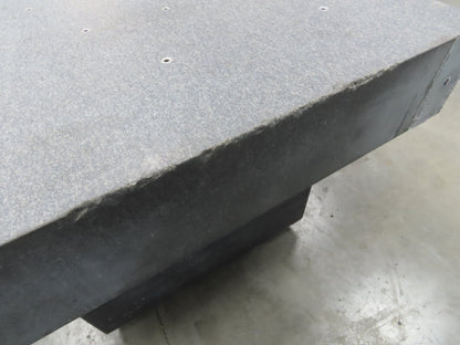 Brown Sharpe Granite Surface Inspection Plate 41-1/4 x 49 x 8" Stand Grade B