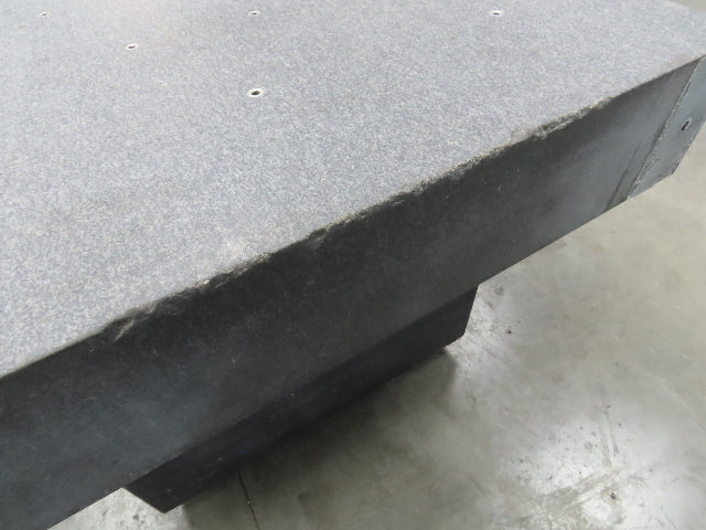 Brown Sharpe Granite Surface Inspection Plate 41-1/4 x 49 x 8" Stand Grade B