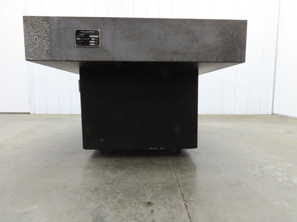 Brown Sharpe Granite Surface Inspection Plate 41-1/4 x 49 x 8" Stand Grade B