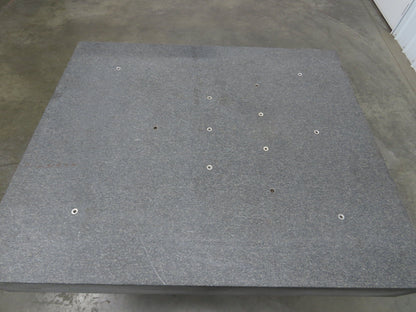 Brown Sharpe Granite Surface Inspection Plate 41-1/4 x 49 x 8" Stand Grade B
