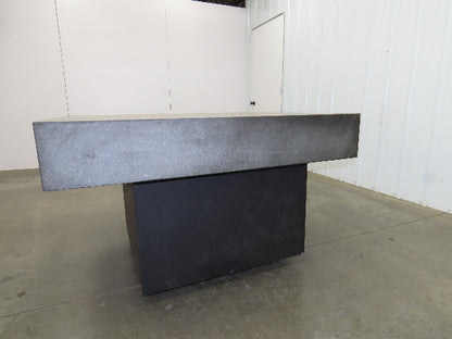 Brown Sharpe Granite Surface Inspection Plate 41-1/4 x 49 x 8" Stand Grade B