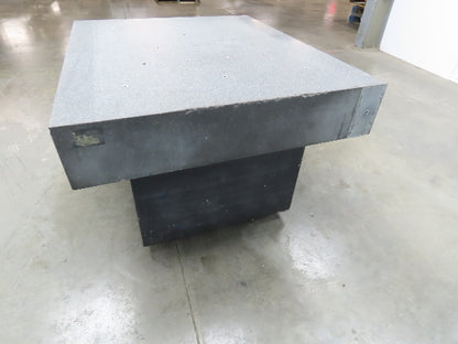 Brown Sharpe Granite Surface Inspection Plate 41-1/4 x 49 x 8" Stand Grade B