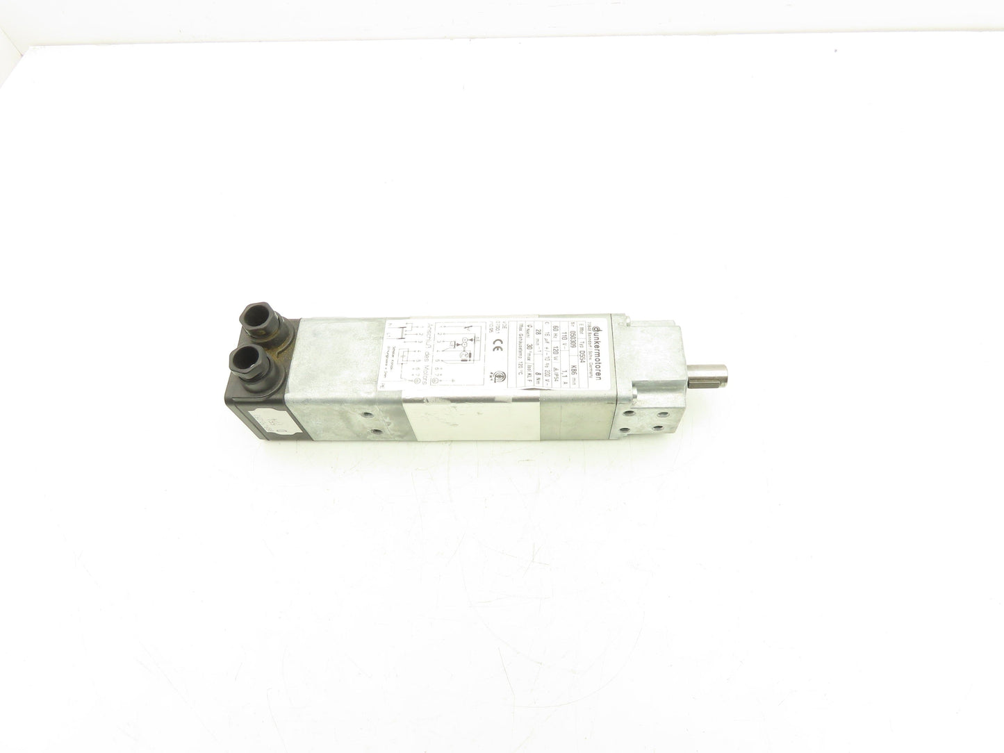 Dunkermotoren D554 Gear Motor 28 RPM 120W 110V 1PH 12mm Shaft