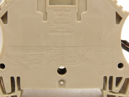 Weidmuller Terminal Block DIN Rail 1 Meter Lot of 170+
