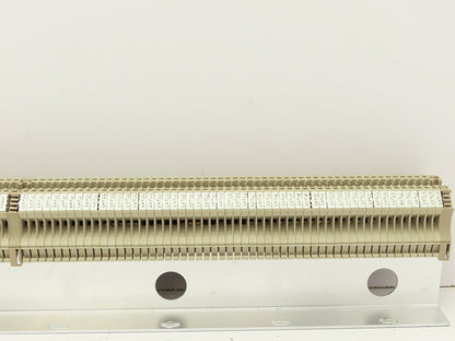 Weidmuller Terminal Block DIN Rail 1 Meter Lot of 170+