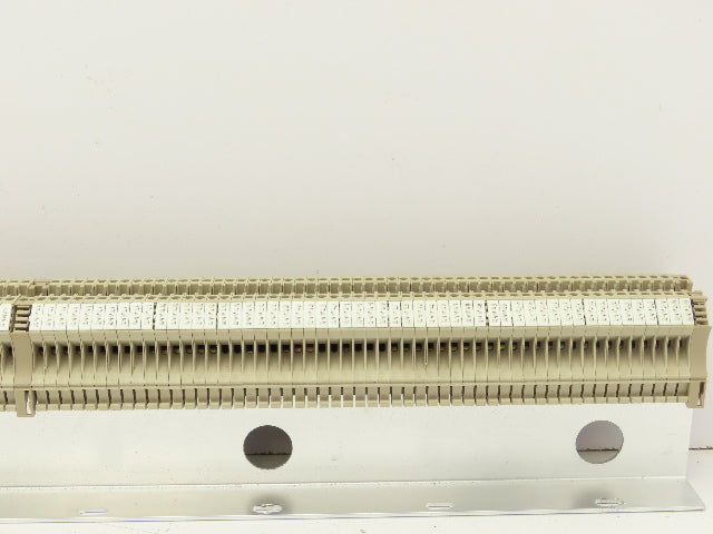 Weidmuller Terminal Block DIN Rail 1 Meter Lot of 170+