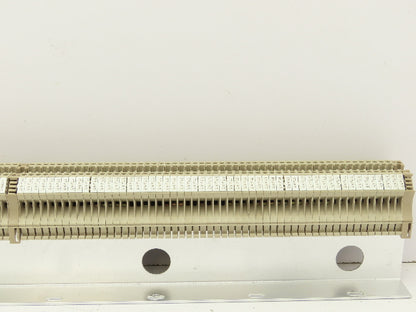 Weidmuller Terminal Block DIN Rail 1 Meter Lot of 170+