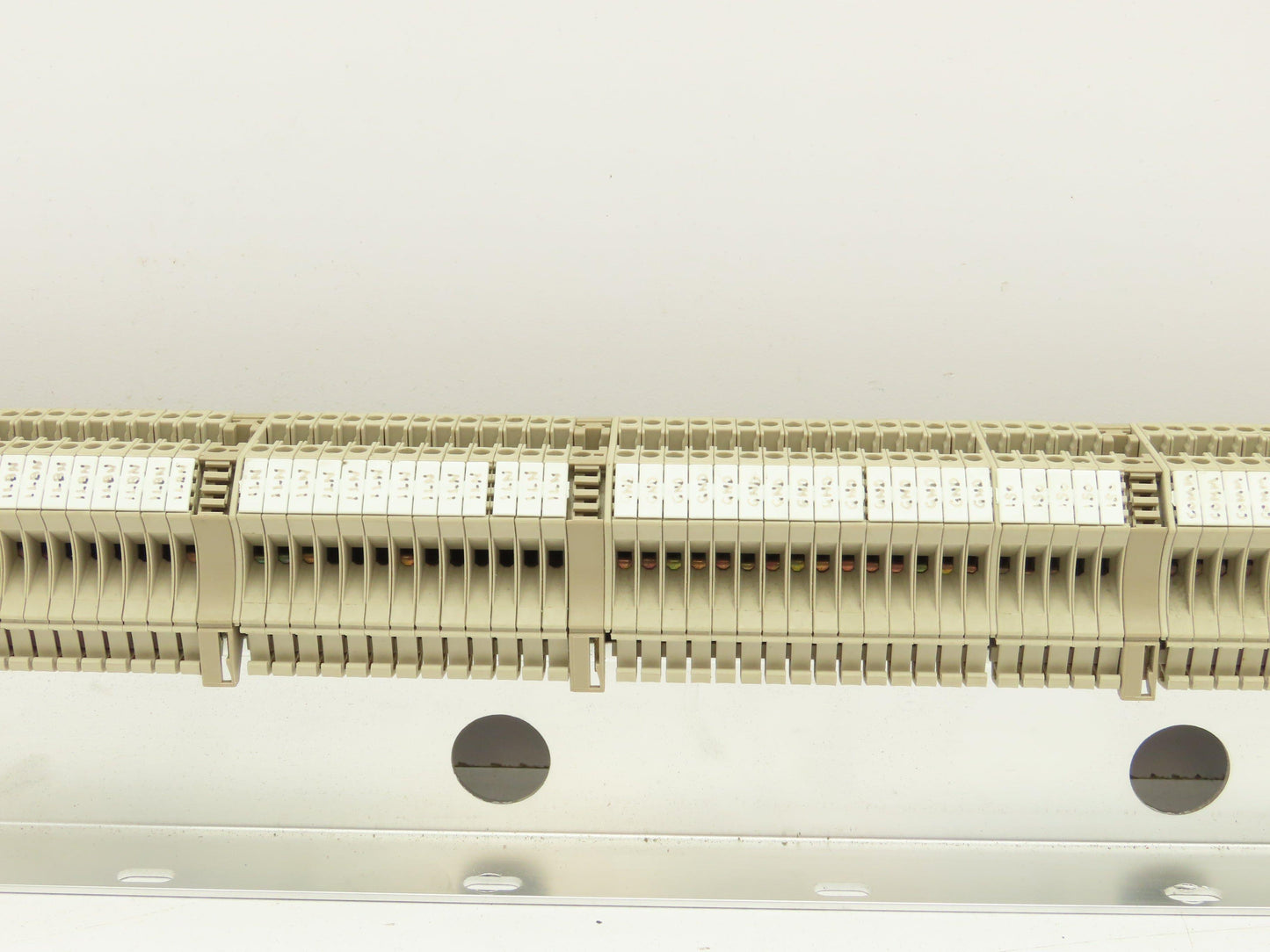Weidmuller Terminal Block DIN Rail 1 Meter Lot of 170+
