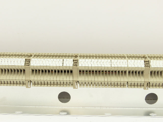 Weidmuller Terminal Block DIN Rail 1 Meter Lot of 170+