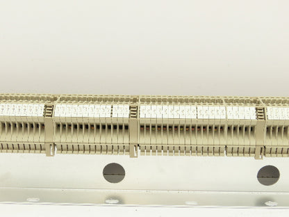 Weidmuller Terminal Block DIN Rail 1 Meter Lot of 170+