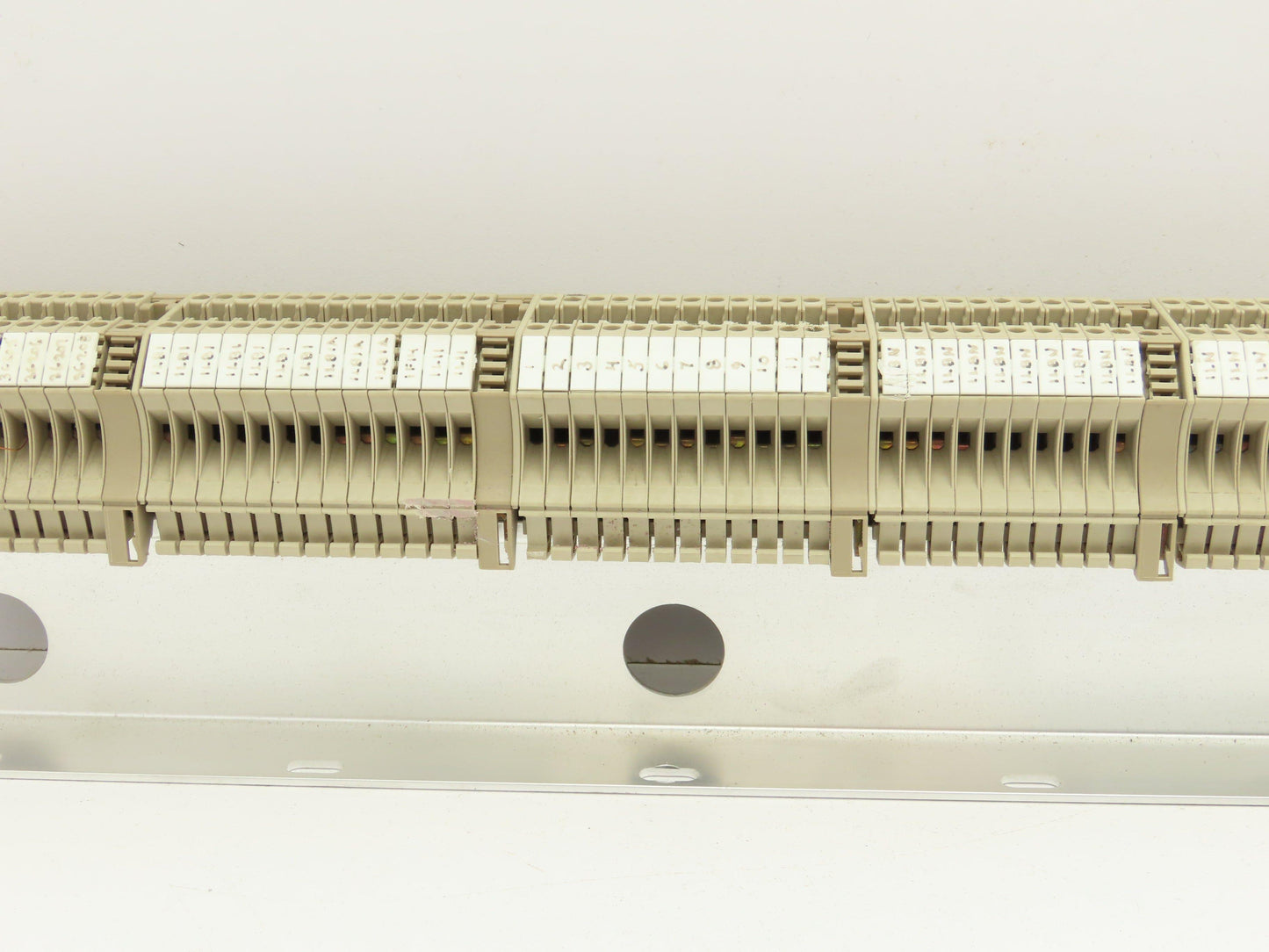 Weidmuller Terminal Block DIN Rail 1 Meter Lot of 170+