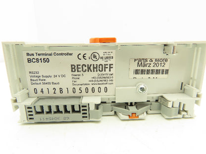 Beckhoff BC8150 Bus Terminal Controller 24VDC