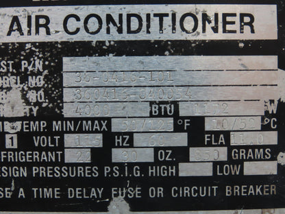 Mclean Midwest 36-0416-101 Electrical Enclosure Air Conditioner 4000 BTU 115V
