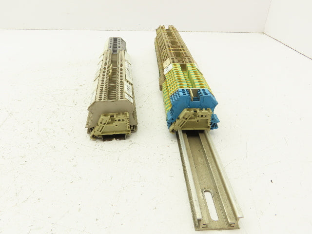 Weidmuller Terminal Block DIN Rail Mostly 4-pin Lot of 110+