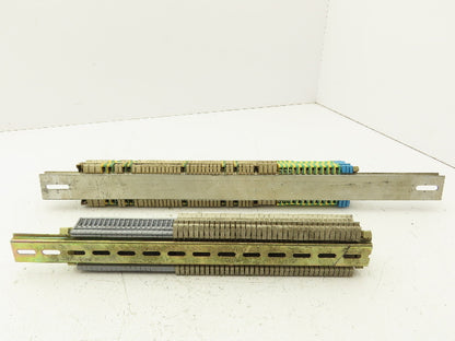 Weidmuller Terminal Block DIN Rail Mostly 4-pin Lot of 110+