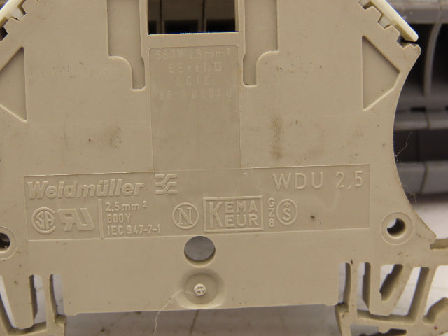 Weidmuller Terminal Block DIN Rail Mostly 4-pin Lot of 110+