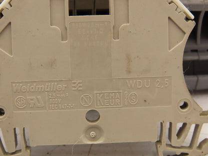Weidmuller Terminal Block DIN Rail Mostly 4-pin Lot of 110+