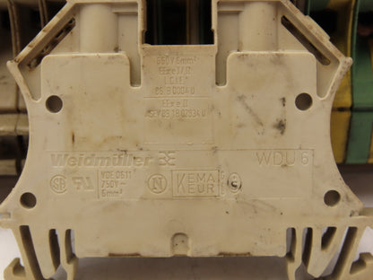 Weidmuller Terminal Block DIN Rail Mostly 4-pin Lot of 110+
