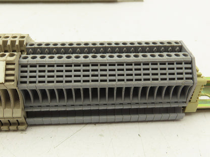 Weidmuller Terminal Block DIN Rail Mostly 4-pin Lot of 110+