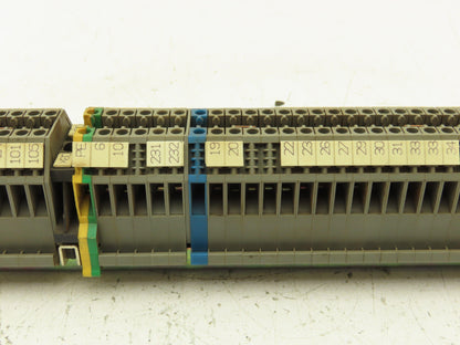 Wieland Terminal Block DIN Rail Lot of 80+