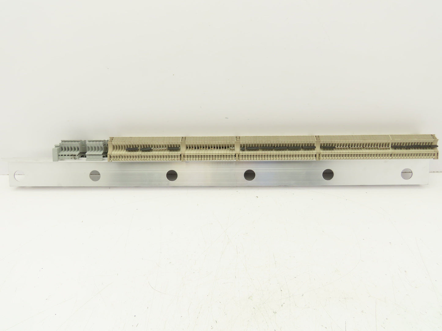 Weidmuller Terminal Block DIN Rail 1 Meter Lot of 110+